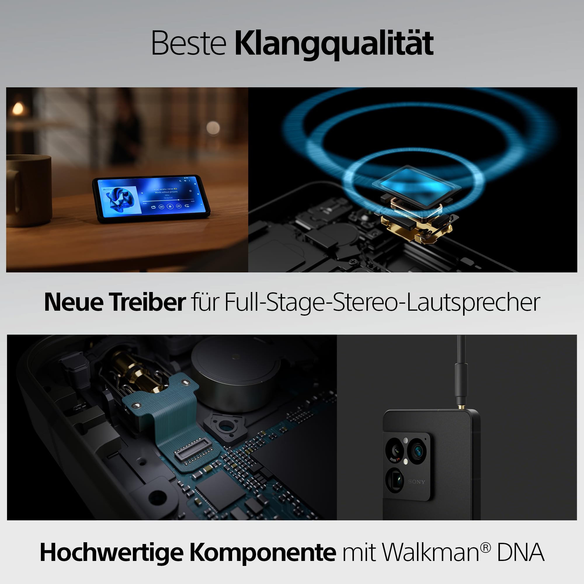 Sony Xperia 1 VIII - 6,5" 19,5:9 FHD+ HDR OLED 120Hz, Dreifach-Kamera mit neuem Teleobjektiv, Xperia AI, Akku für 2 Tage, 3,5mm Audio, Dual SIM, Granat-Rot