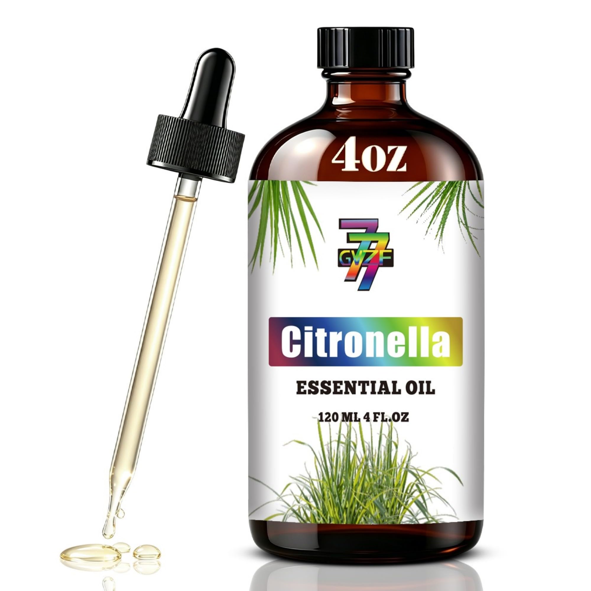 Citronella Essential Oil for Diffuser Massage Citronella Oil 4 fl oz