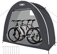 UNP Portable Bike Storage Shed Tent - 210D Oxford PU4000 Waterproof for 1-4 Bikes, Lawn Mowers, Garden Tools