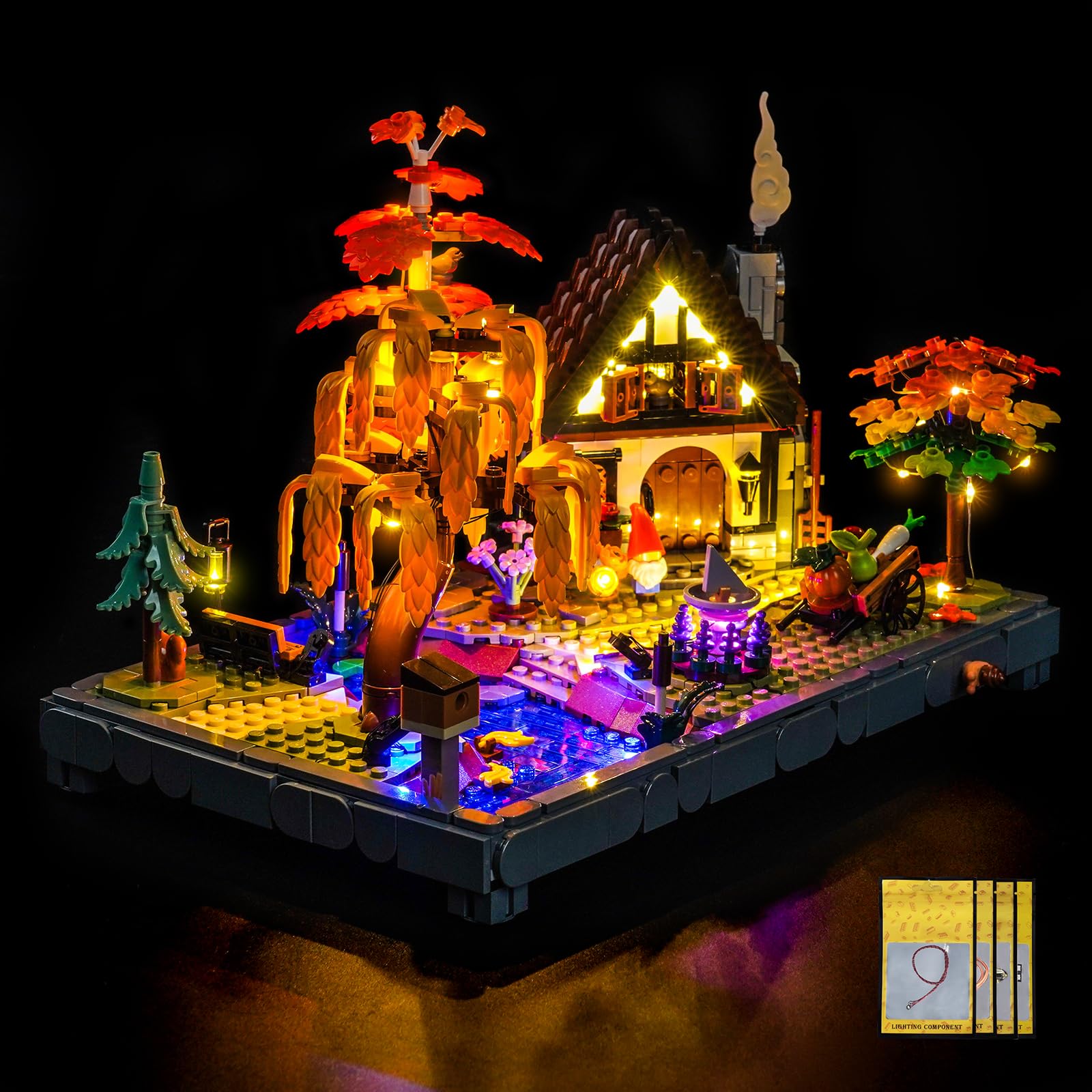 Light Kit Compatible with Lego 11372 Autumn Cottage Garden (No Model) - Image 3