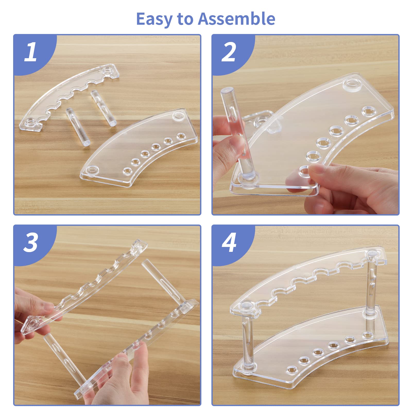 MOLIGOU Pen Display Stand - 6 Slots -4