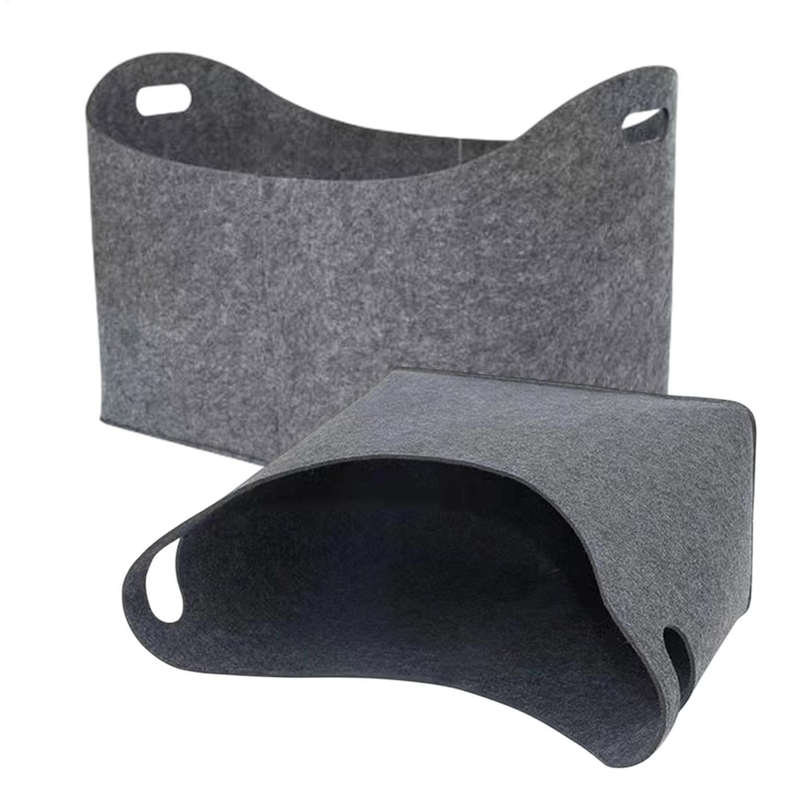 Bolsas portaleña de fieltro con asas reforzadas y estructura plegable