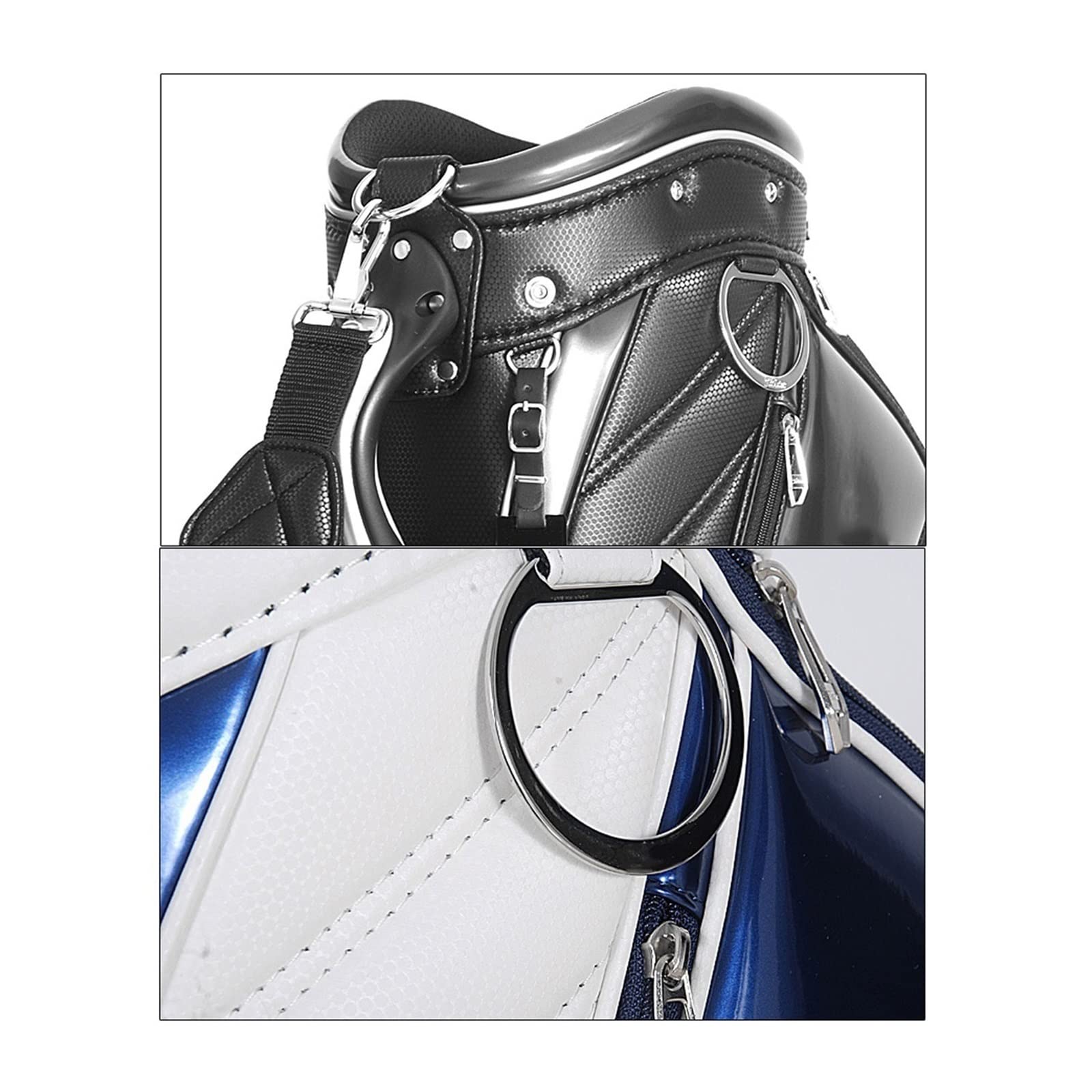 Golfschläger-Tragetasche – Klein & Leicht | Schwarz, Aus Oxford-Material | Für 2–7 Schläger