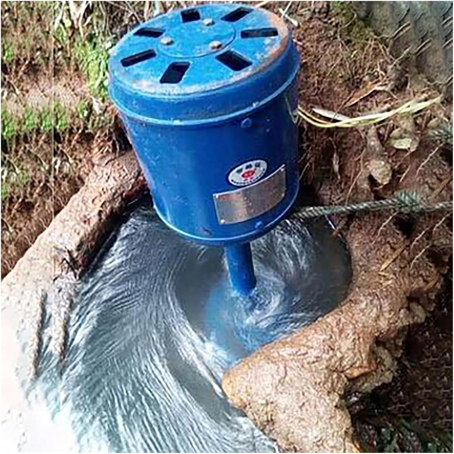 1500W Hydroelectric Generator, 220V Single Phase Axial Flow Water Turbine Generator, 1.5KW Hydro Generators for Outdoor Mountain