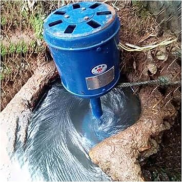 1500W Hydroelectric Generator, 220V Single Phase Axial Flow Water Turbine Generator, 1.5KW Hydro Generators for Outdoor Mountain
