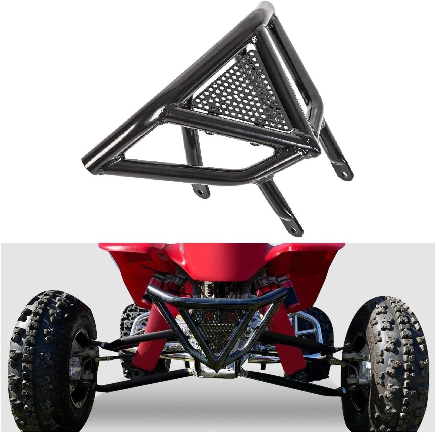 HECASA Front Bumper Compatible with 1999-2014 Honda TRX 400EX 450R 400X 400ER Intimidator