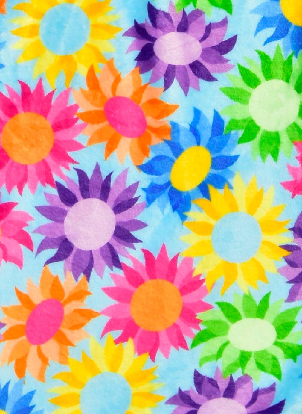 iscream Big Girls Silky Soft Bold Print Plush Fleece Pants - Bold & Boho Collection - Image 2