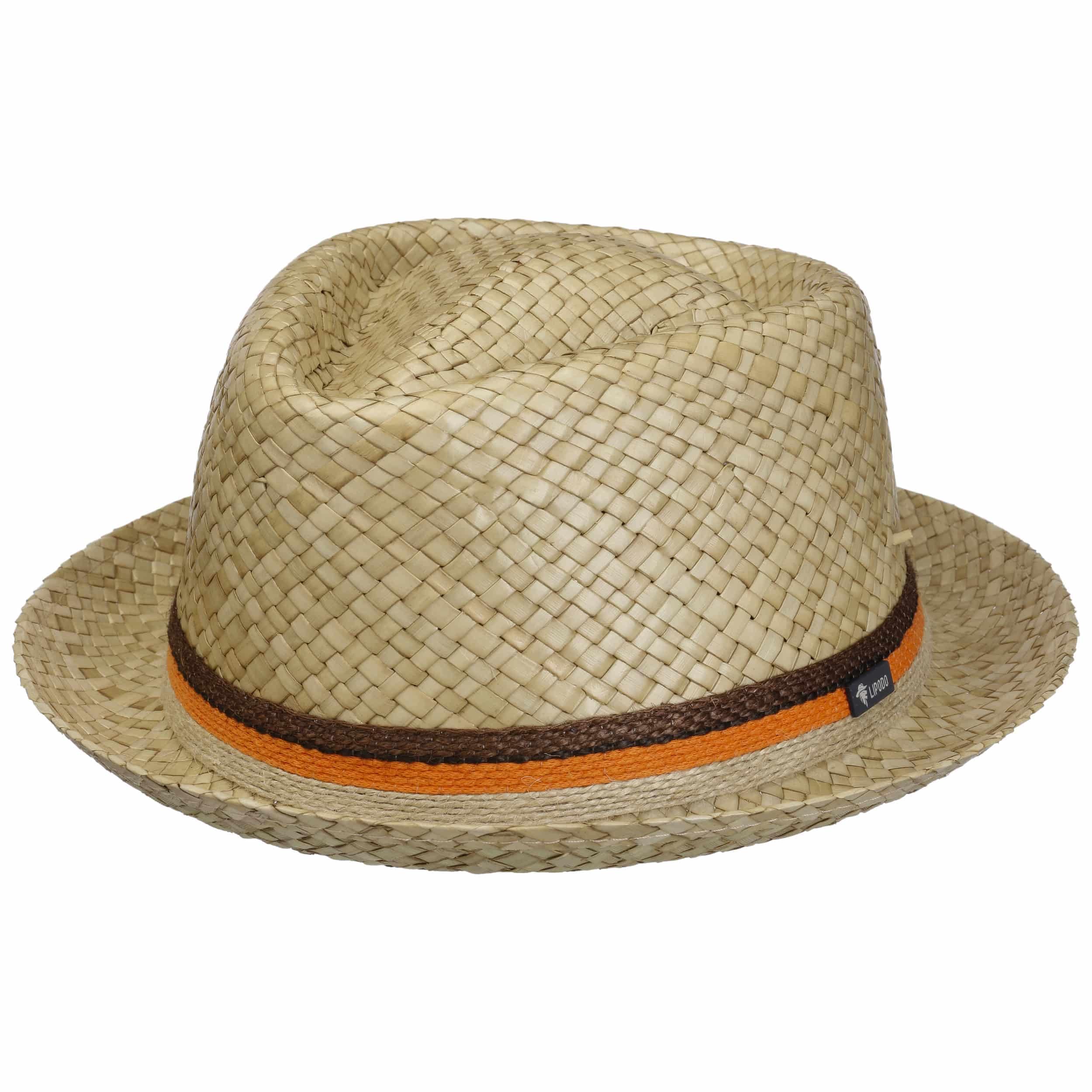 SOMBREROSHOP Diamond Nature Sombrero Pork pie de Paja con Cordon Decorativo Unisex Primavera Verano