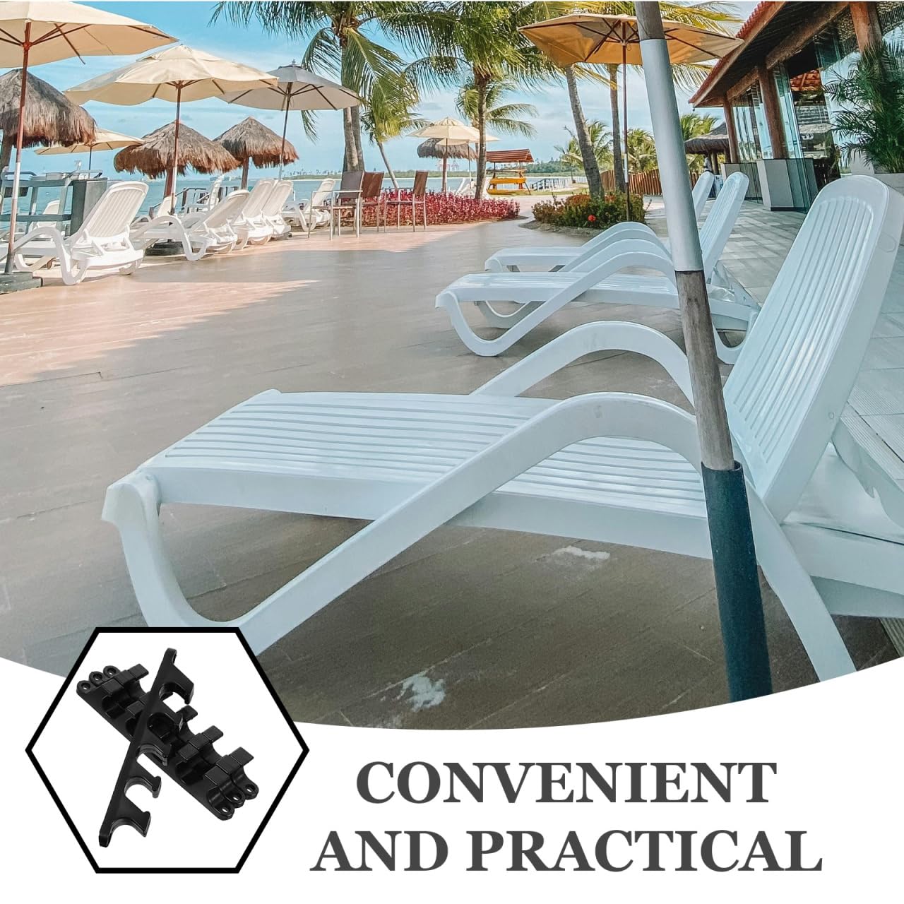 MAGICLULU Silla Exterior Plegable con Soportes De Plástico Y Ajuste De 5 Posiciones para Camping Jardín Y Pesca Ligera Compacta Y Resistente a La Intemperie