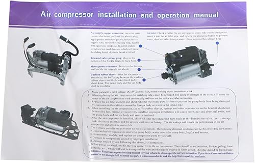Miniatura 5 de LABLT Reemplazo de la bomba del compresor de la suspensión del aire A1643201204 para Mercedes GL ML W164 X164 GL450 GL550 2006-2012