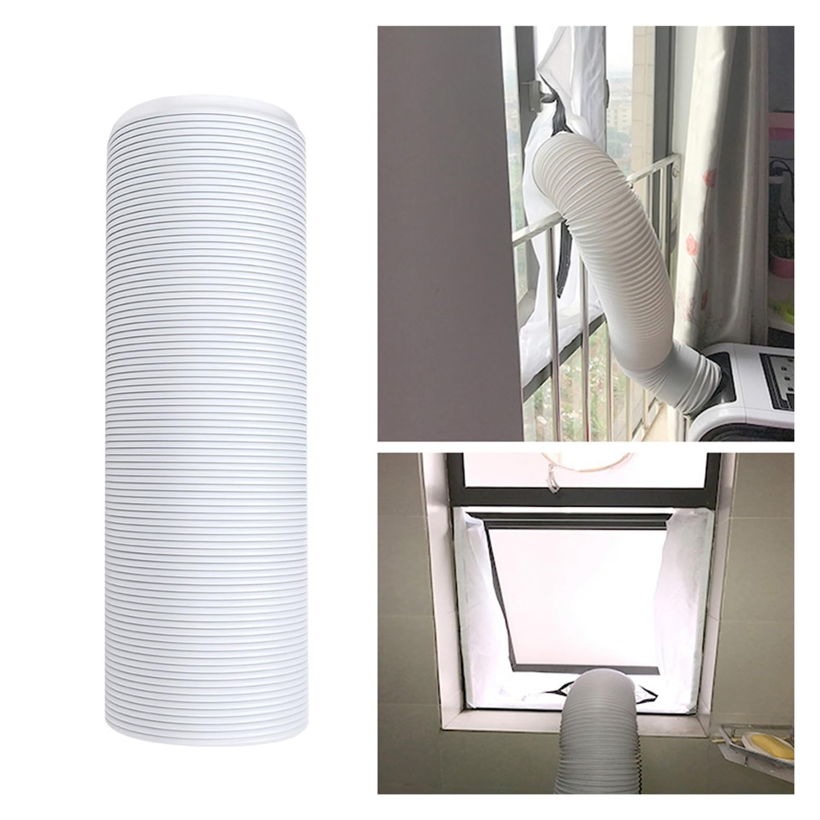 Manguera De Escape De Aire Acondicionado Gruesa, Accesorios De Aire Acondicionado Flexibles Universales Portátiles, Resistentes Al Desgaste, No Se Fugan Fácilmente(Diameter 13cmx1.5M)