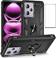 Vista 87 de Funda para Xiaomi redmi Note 10 Pro con protector de pantalla, ajuste delgado, protección militar, a prueba de golpes, funda trasera para Redmi Note