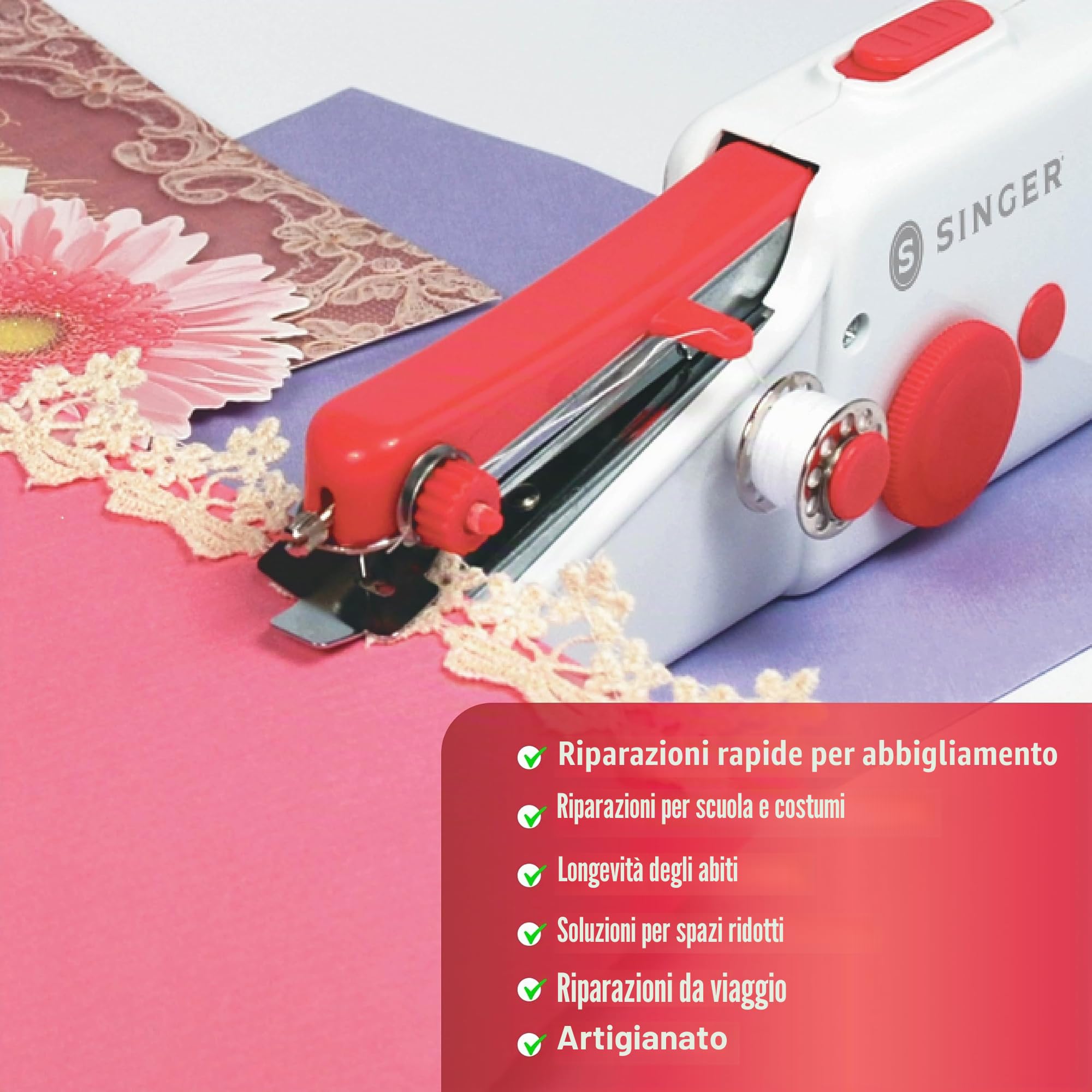 Macchina da Cucire Portatile Singer Stitch Sew Quick