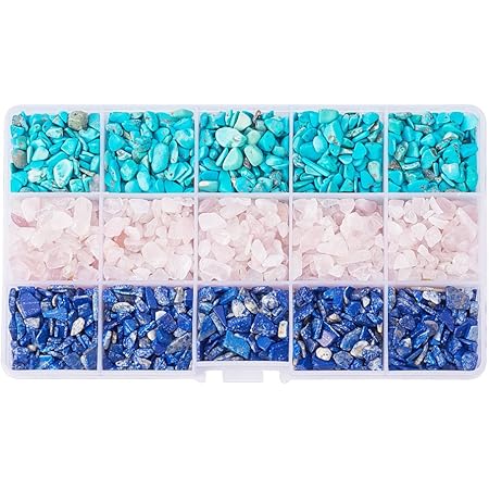 Amazon Pandahall Elite 約375g 3色 さざれ石 天然石 穴無し ジュエリー 幸運 ラッキー Diy用 フィッシュタン用 ガラスビン 室内インテリア Uvレジン 封入 工芸用品 クラフト素材 7 5 13x5 7x3 4mm ビーズ ストーン 通販