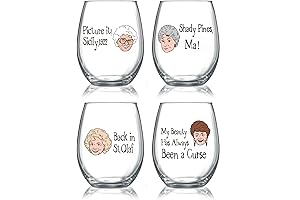 Golden Girls Wine Glasses: Sip Your Memories with Laughter