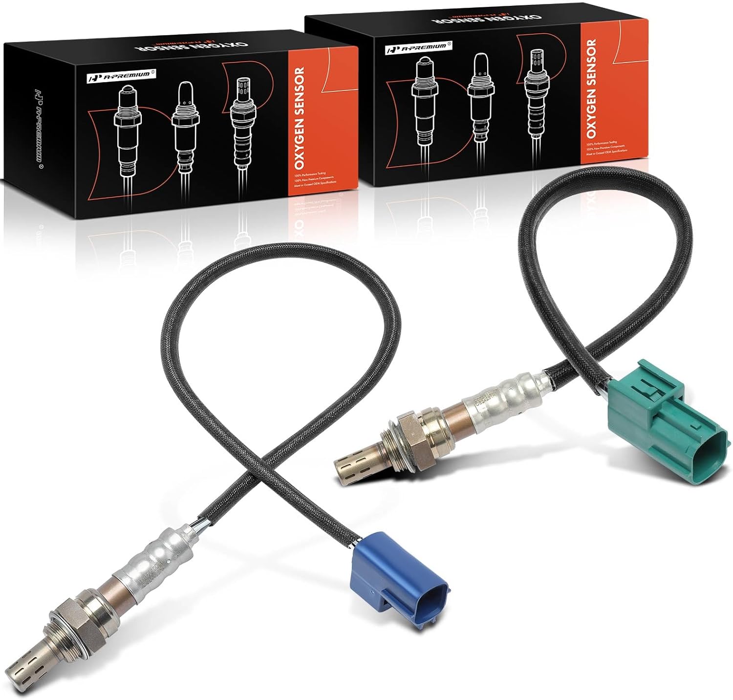 A-Premium O2 Oxygen Sensor Compatible with Nissan Frontier 2005-2012, NV1500/2500/3500 2012-2021, Pathfinder 2005-2012, Xterra 2005-2012 & Suzuki Equator 2009-2012, V6 4.0L, Downstream Left and Right