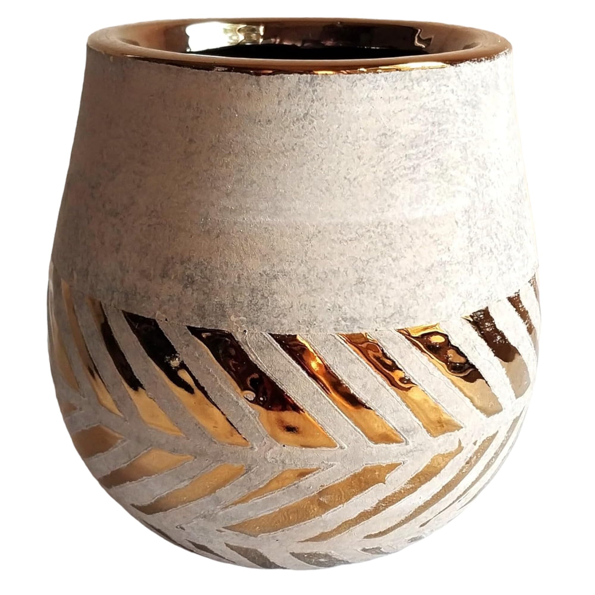 Garden Art Round Ceramic Flower Pot (Dia-6.1 Inch) | Planter for All Kind of Flowering, Plants & Artificial Flower Bunch | Indoor & Outdoor Decor (GA132-040C) (B0CNZ8QKNH) Amazon Price History, Amazon Price Tracker