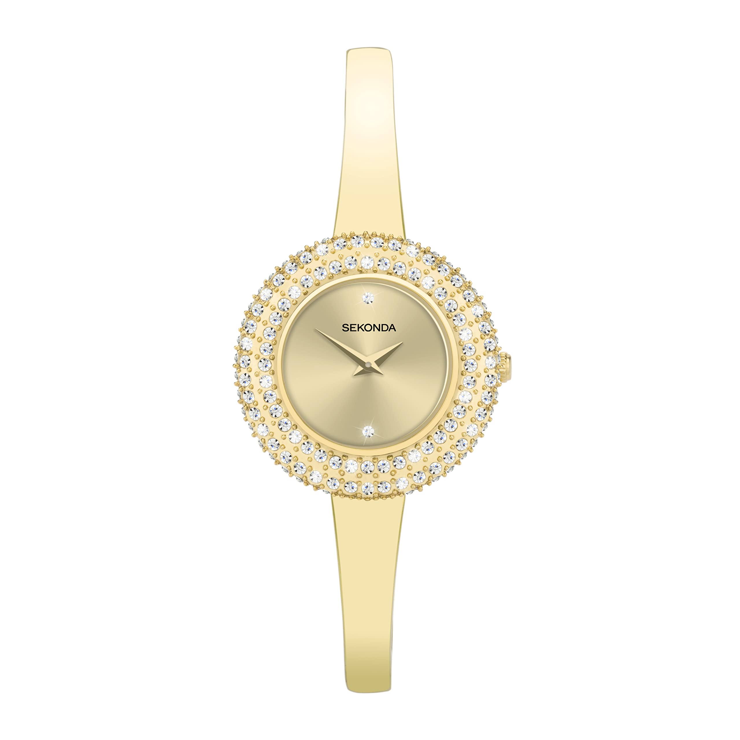 Sekonda Radiance Womens Analogue Watch 30mm Gold Bangle