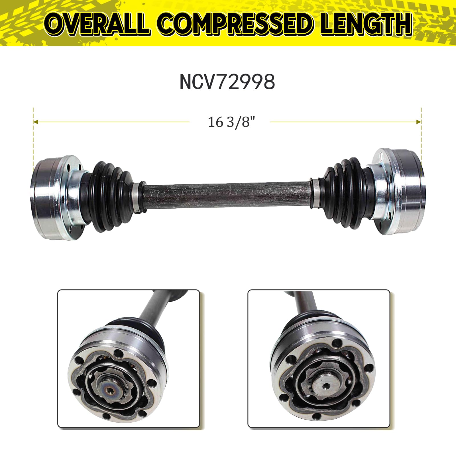 Amazon.com: Maxfavor CV Axle Rear fit for Volkswagen Beetle 1966