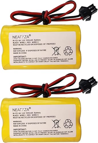 Señal de salida NiCd de 3.6 V, 900 mAh, luz de emergencia, repuesto de batería compatible con Lithonia ELB B001 ELBB001 ELB-B001 Lithonia EU2 LED