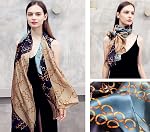 MEISEE 100% Mulberry Silk Long Scarf for Women Large Sunscreen Shawls Wraps Headscarf and Neck- Hair Wraps with Gift Packed