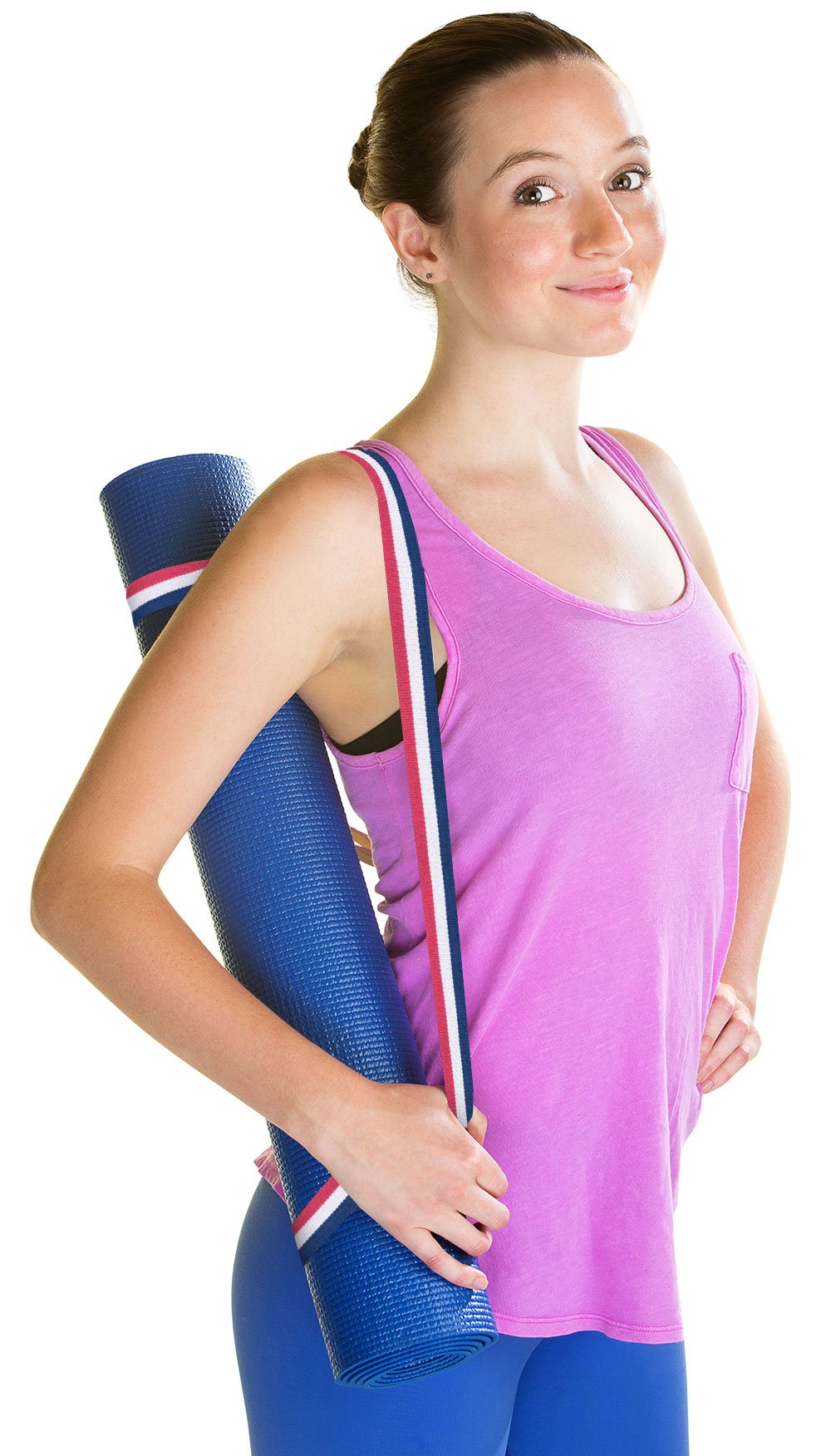 Veda Yoga Mat Carrying Strap-Sling, Adjustable Loops for all Mat Sizes