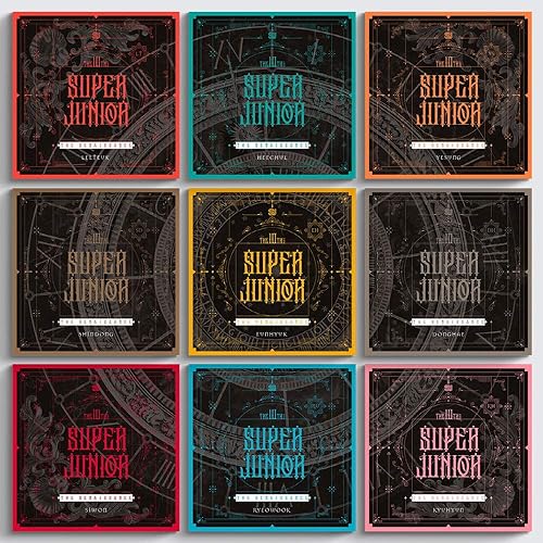 Super Junior - 'The Renaissance' (estilo cuadrado) (Vol.10) Álbum+Juego de tarjetas fotográficas adicionales (LEETEUK ver.)