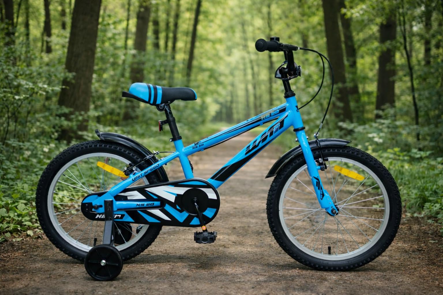 Bicicleta 20 Pulgadas niño | Bicicleta niño 6-10 años + Frenos V-Break + Estabilizadores + Cuadro Acero | Segura y Resistente