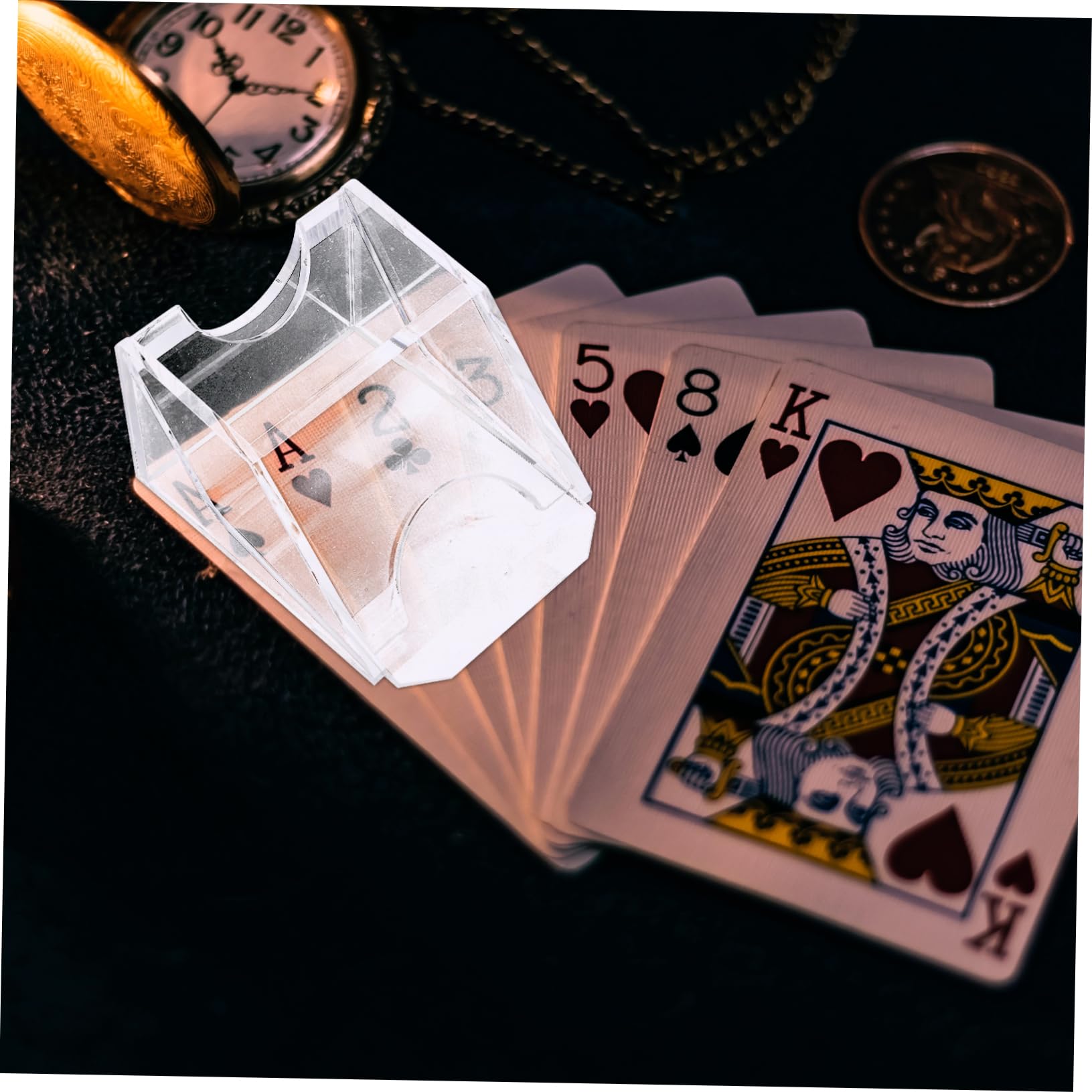 FAVOMOTO Portable Card Dealer Waterproof Shoe for Poker Chess and Family Games Sturdy Easy to Use