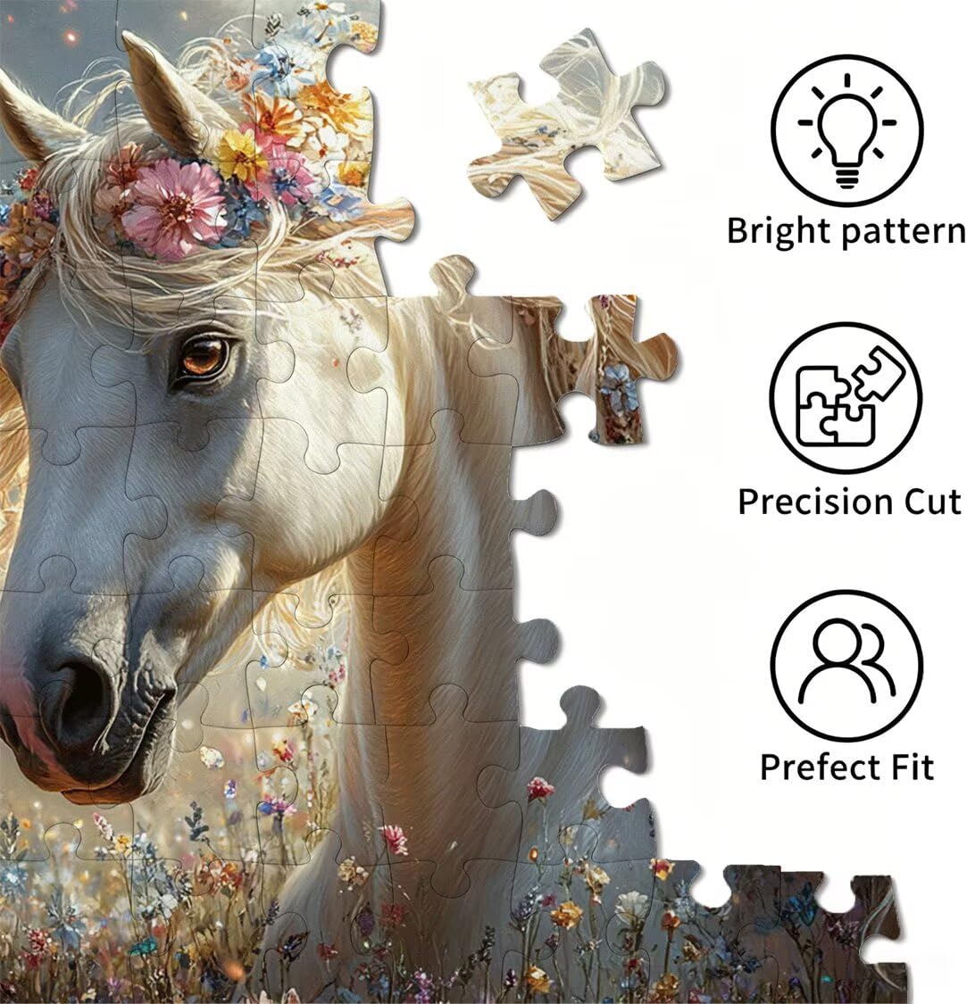 Puzzle 1500 Pièces Adultes Animal Puzzles Classiques Fleur, n-484