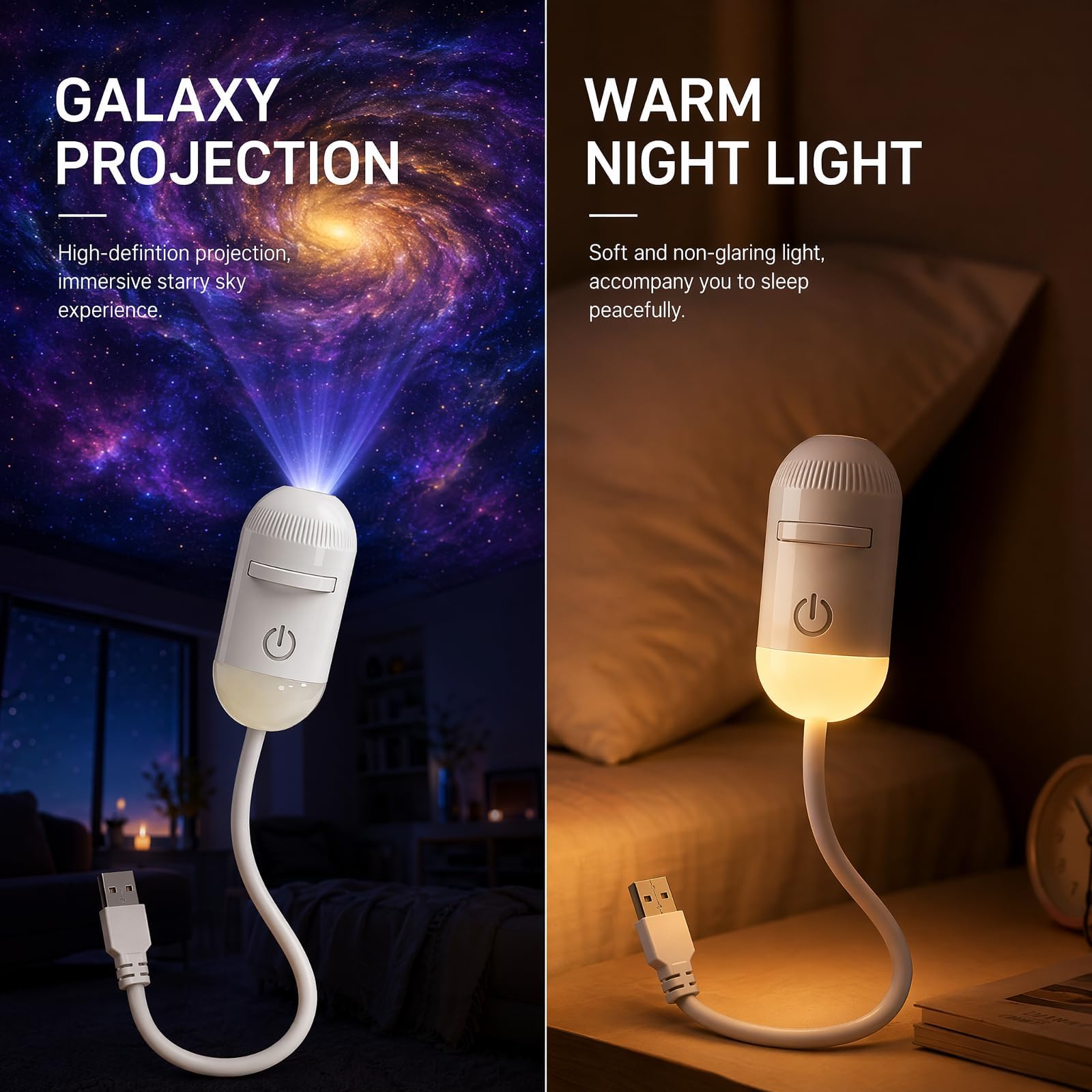 Pipihome Galaxy Projector Night Light, 12 in 1 Sternenhimmel Projektor | Projektor Sternenhimmel für Schlafzimmer Deko, Nachtlicht Sternenhimmel Galaxy Projektor Geschenke für Kinder Erwachsene