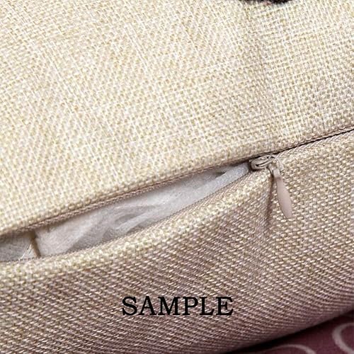 Miniatura 6 de HGOD DESIGNS Sandy Toes & Salty Kisses - Funda de almohada de lino y algodón, 18 x 18 pulgadas para habitaciónsofá