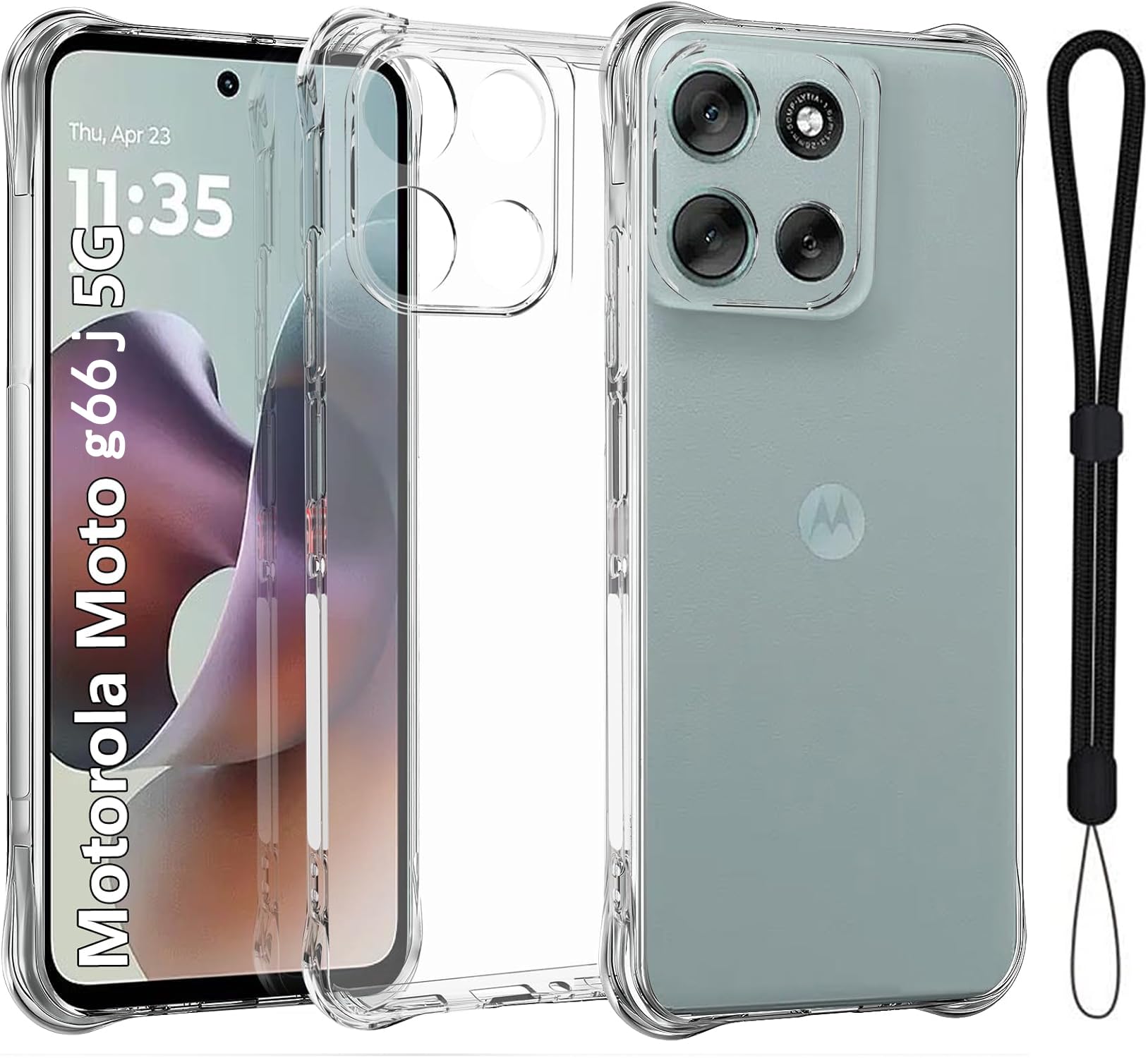 Amazon.co.jp: For motorola moto g66j/g66y 5G ケース 保護