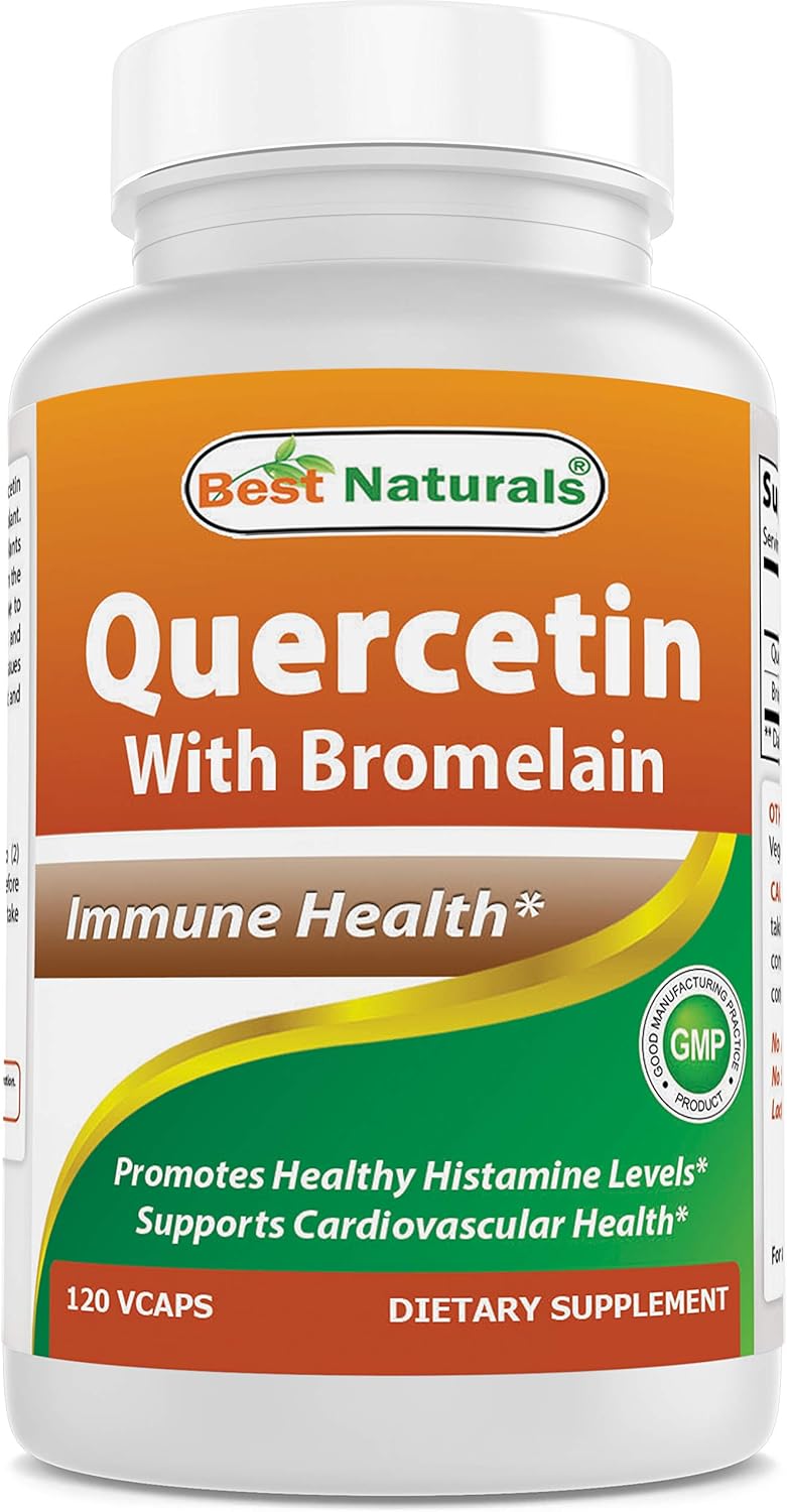 Best Naturals Quercetin with Bromelain Veggie Capsule
