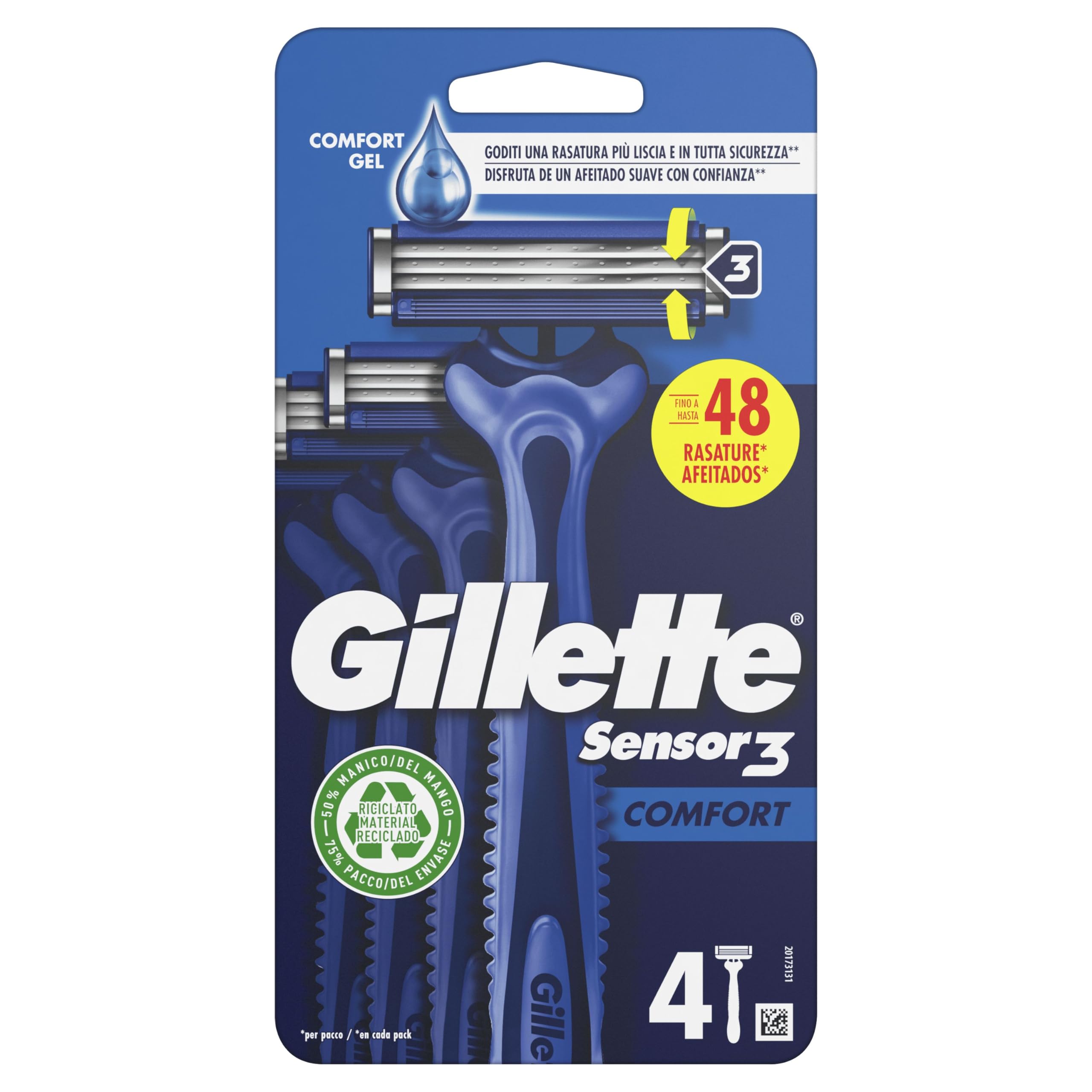 Gillette Sensor3 maquinillas de afeitar desechables