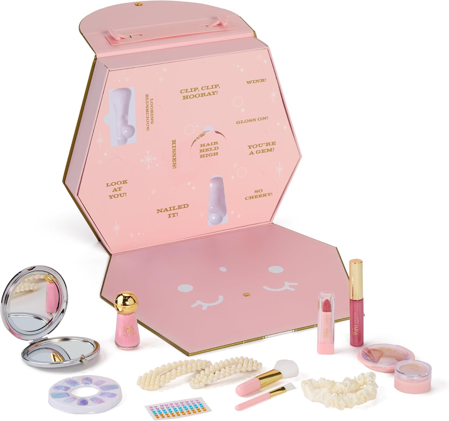 FAO Schwarz Makeup Surprise Set,12-Piece Real Makeup Mystery Reveal