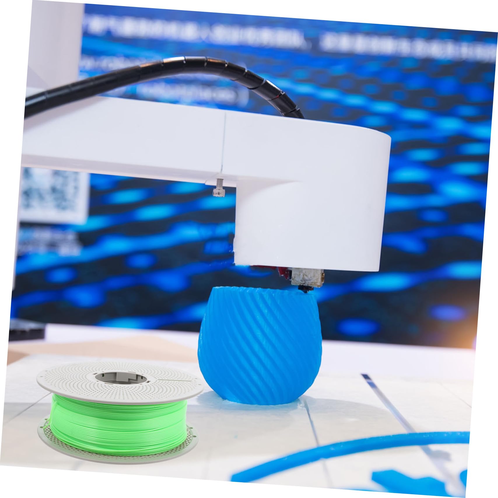 Cabilock Miękki Żarnik Do Drukarki 3d Zielony Świecący Żarnik Świecący W Ciemności Filament Do Drukarki Do Innowacyjnych Akcesoriów Do Drukowania 3d