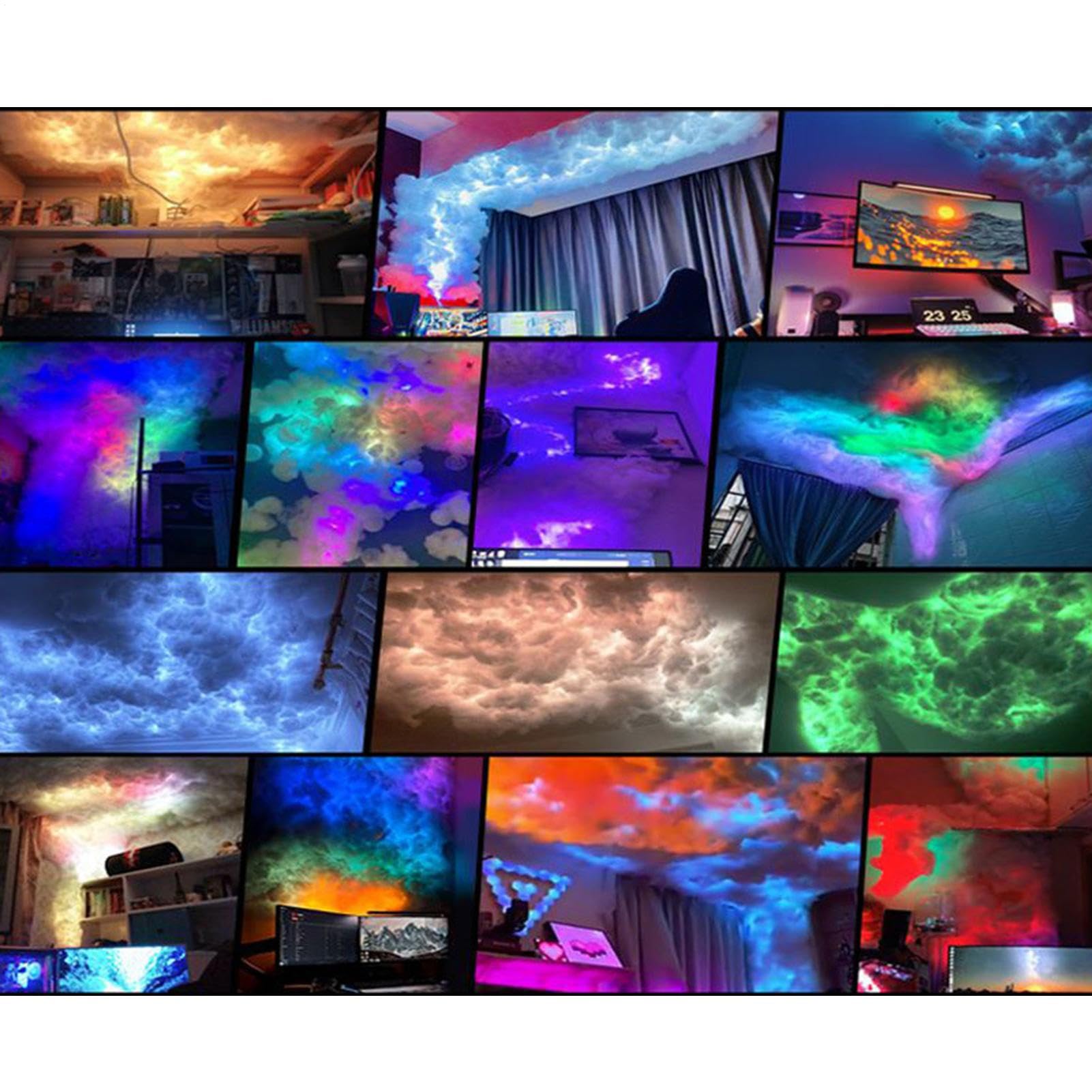 LED para Casa Decorativa Multicolor Con Sincronización Musical USB