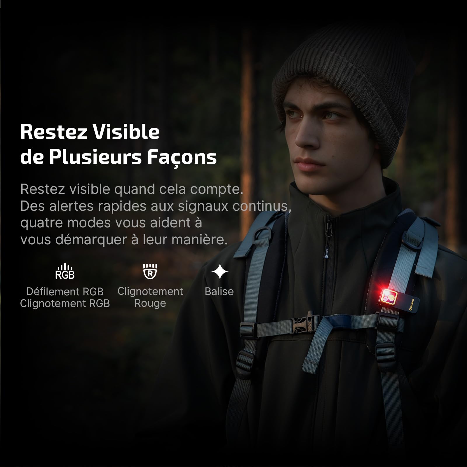 OLIGHT Oclip Pro S Lampe de Poche à Clip 5 Sources de Lumière 600 LM 80M Performance Max Mini Lampe Torche Longue Durée 144H Recharge USB-C IPX6 Étanche pour Travail de Nuit et l'Éclairage d'Urgence