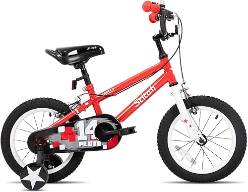 Miniatura 2 de JOYSTAR Bicicleta de unicornio para niñas de 2 a 9 años, bicicleta para niños de 12, 14, 16, 18 pulgadas, con ruedas de entrenamiento, serpentinas,