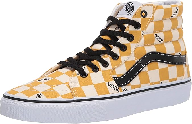 vans high cut yellow