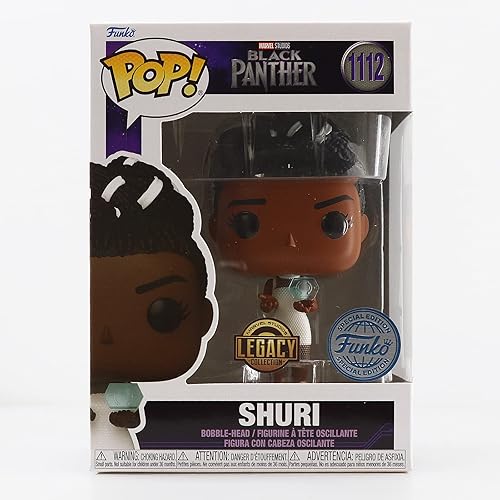 Funko 64872 Shuri Bobble-Head - Figura de vinilo, color negro