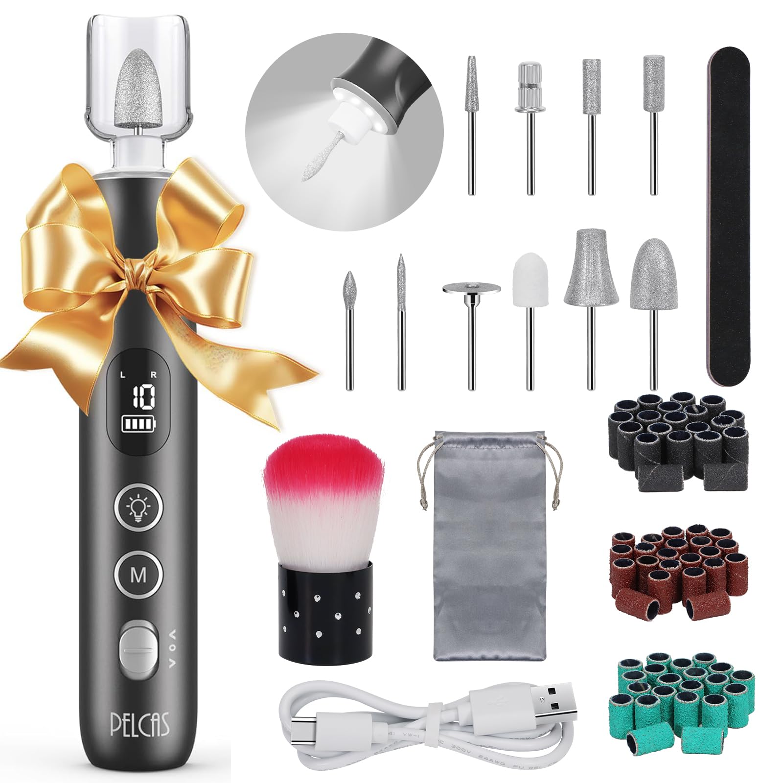 PELCAS Electric Nail Grinder