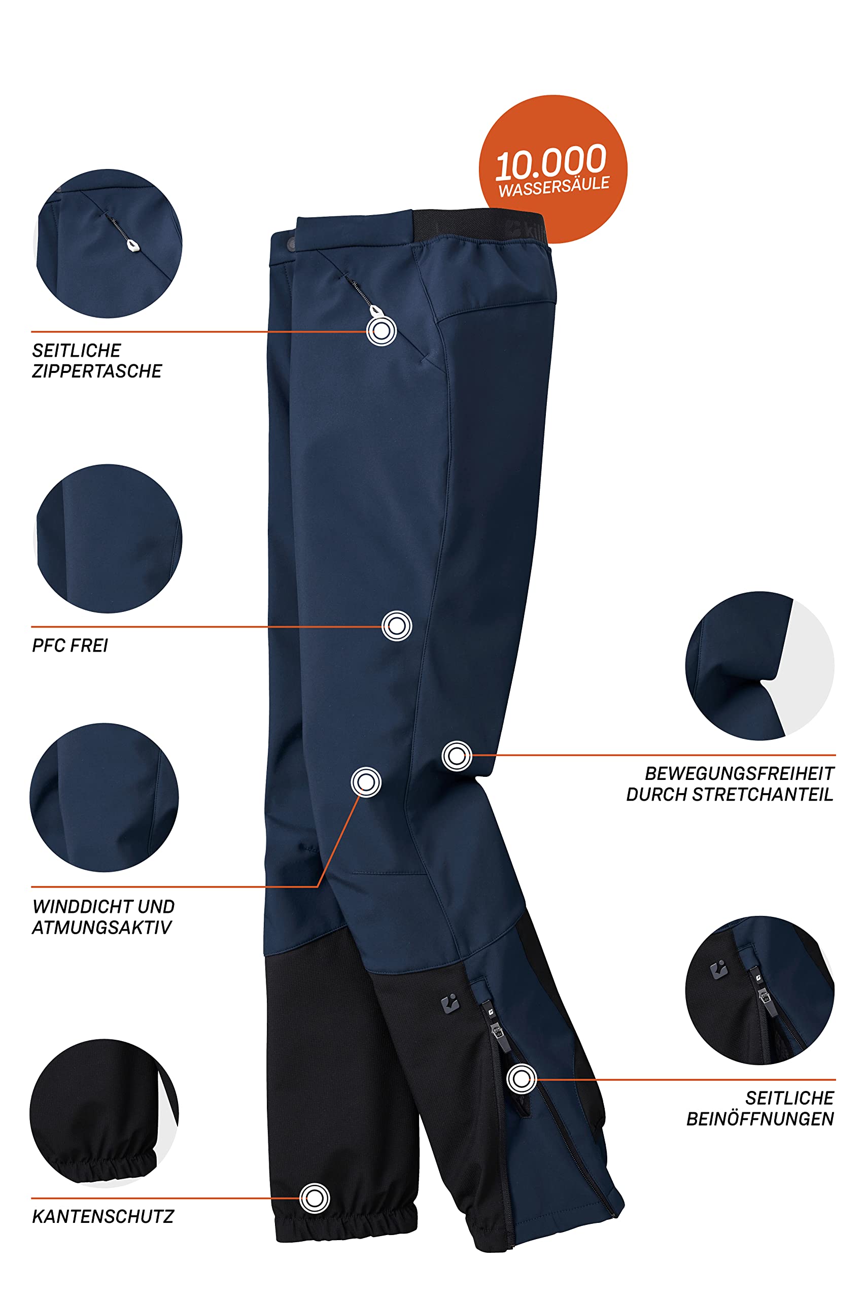 Killtec Kow 108 Wmn Shtshll Pnts - Pantalones de Senderismo Mujer