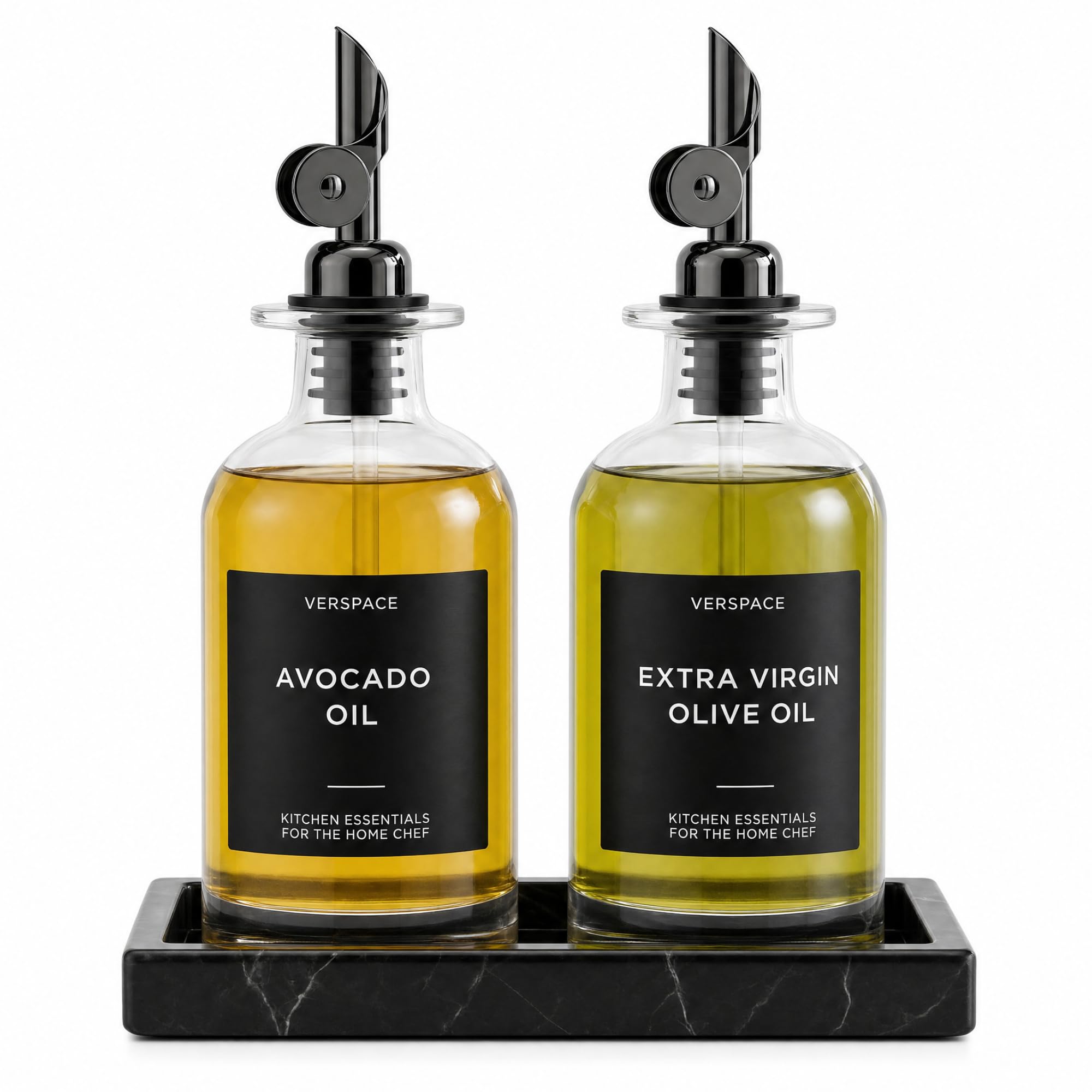 Amazon.com: Verspace - Clear Glass Olive Oil Dispenser Bottles For