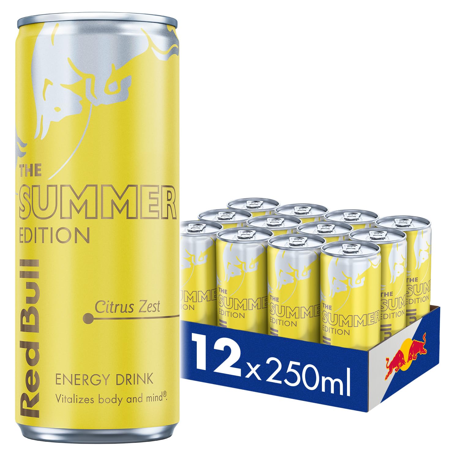 Red Bull Summer Edition Citrus Zest Energy Drink 250ml 12 Pack