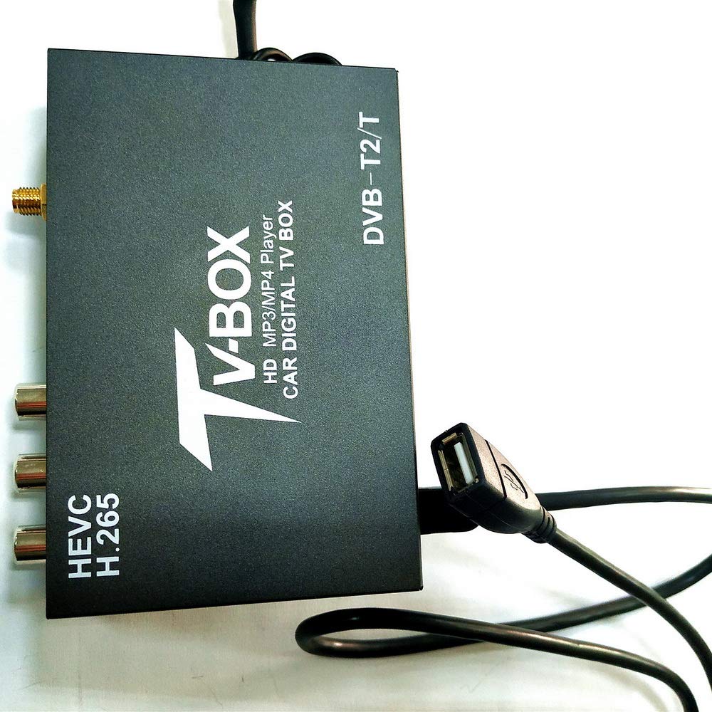 Décodeur numérique mobile pour voiture DVB-T, Récepteur TV DVB-T HEVC / H.265, Décodeur TV HDMI pour voiture, Prise en charge MPEG-1, MPEG-2, MPEG-4, H.265, décodeur HEVC