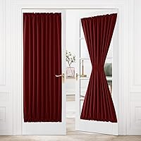 Vista 32 de Cortinas Dwcn para puerta, con bolsillo para barra Blanco grisáceo