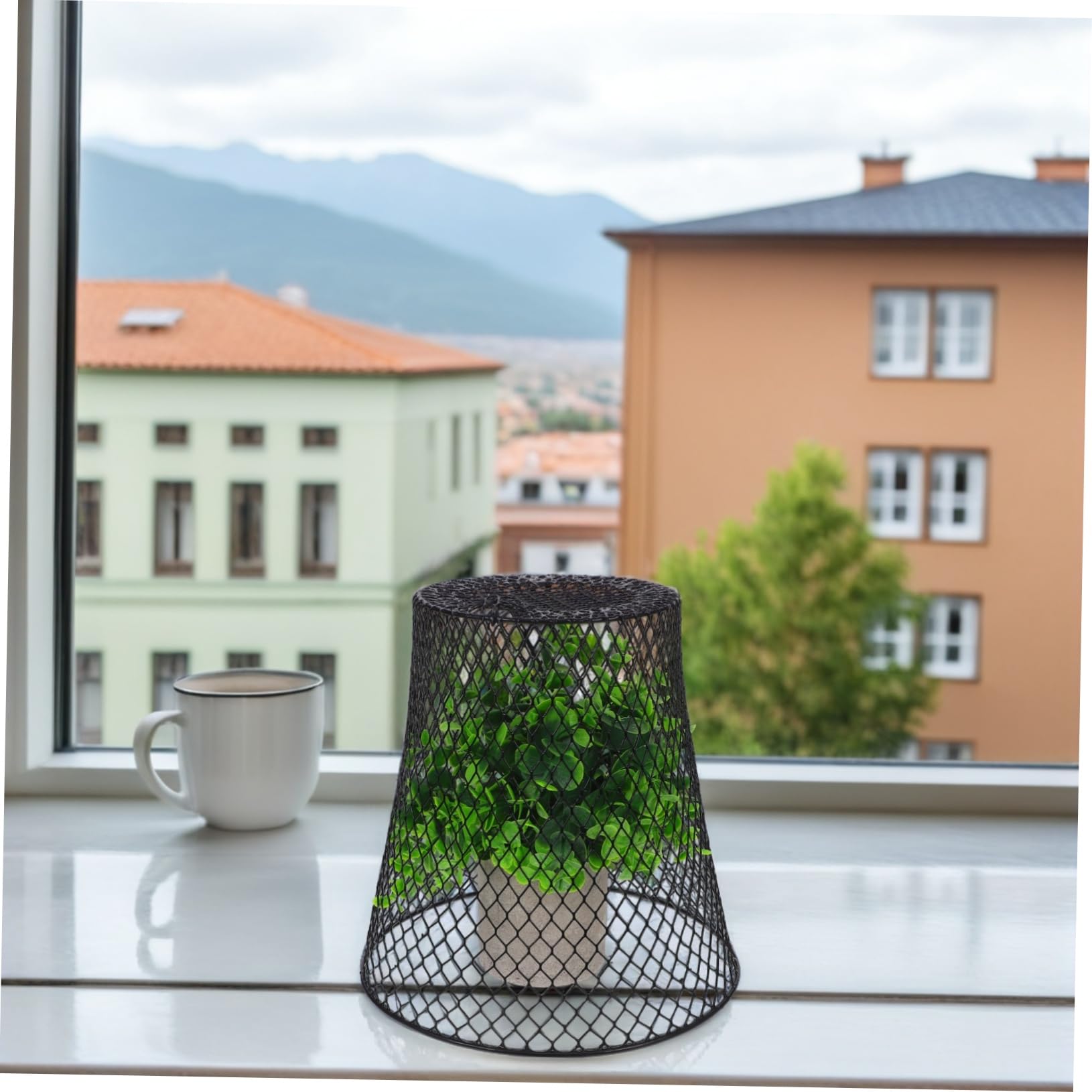 Hemobllo Cloches De Jardin Fil De Fer Cage De Protection pour Plantes Et Légumes Robuste Et Résistant Aux Intempéries pour Balcon Et Petits Jardins