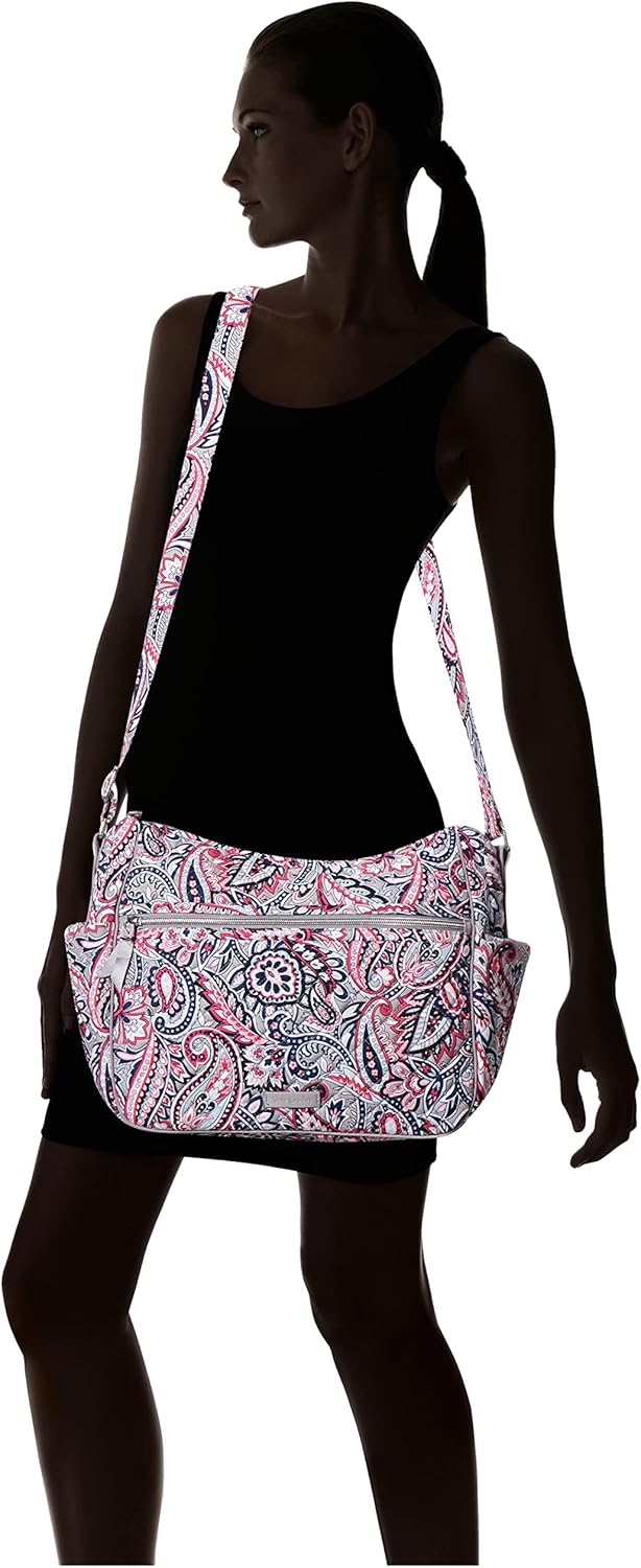 Vera Bradley Cotton Large on The Go Crossbody Purse